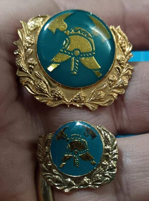 SADF - SAAF Fire Fighter Breast Badges - Full Size and Mess Dress