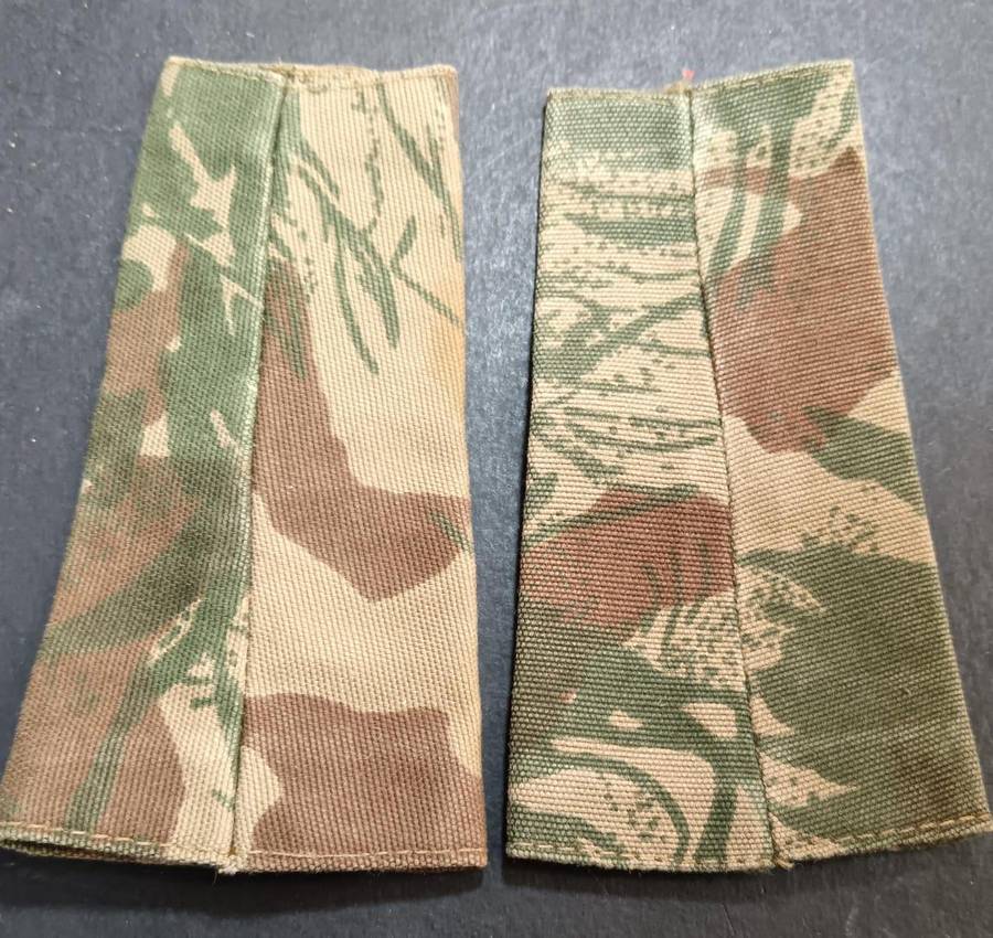 South African Task Force Camo Slip on Ranks