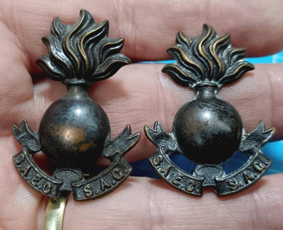 SADF - Engineers Corps Collars