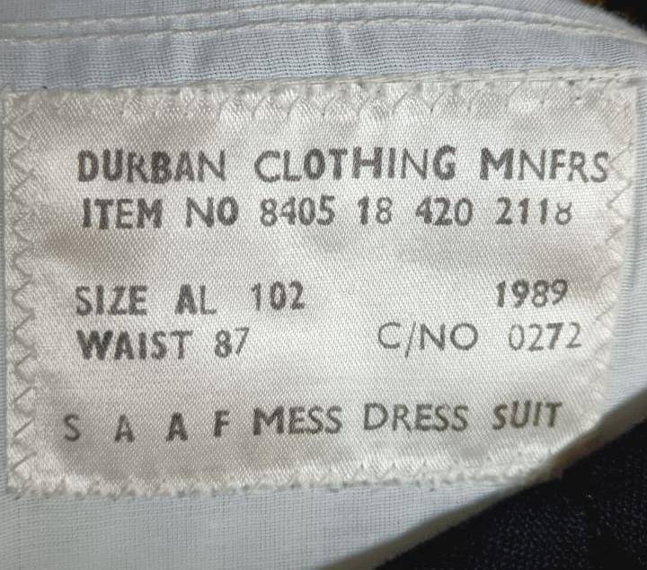 SADF - Air Force Mess Dress Trousers ( Top Condition )