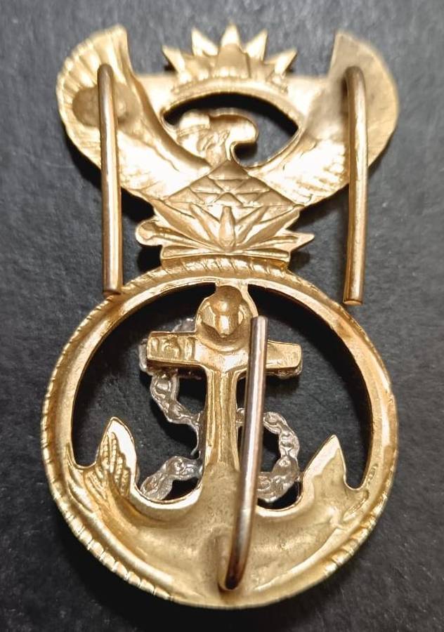 SADF - Navy Seaman Cap Badge