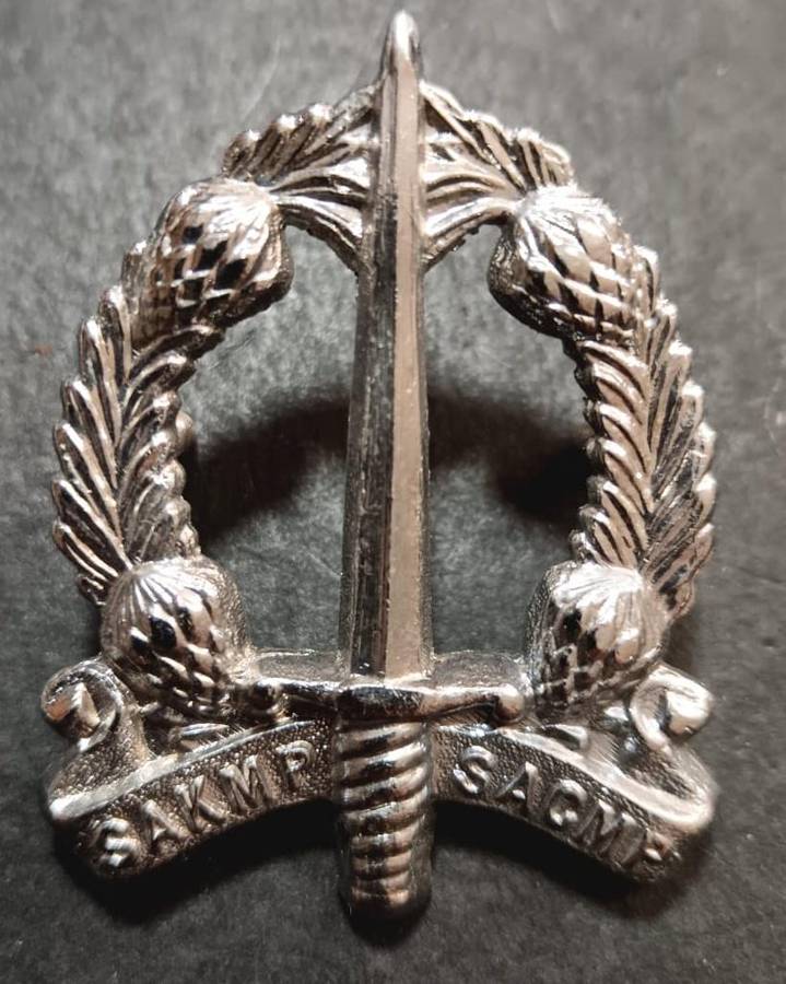 SADF - Military Police Cap Badge