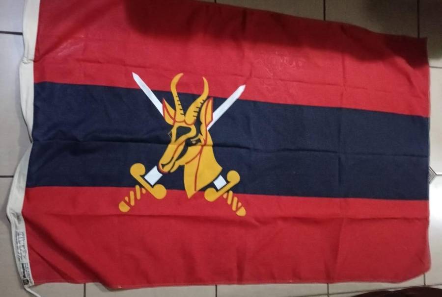 SADF - Engineers Corps Ceremonial Flag - 1.8M by 1.2M