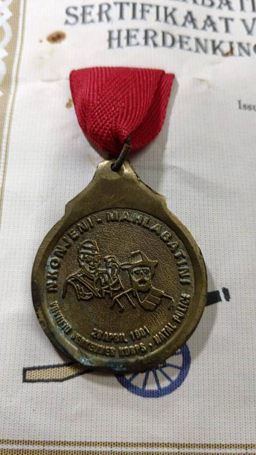 Anglo Boer War Commemorative Medal with Certificate - Number 17/100