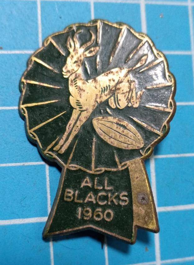Vintage Springbok Rugby Pin Badge