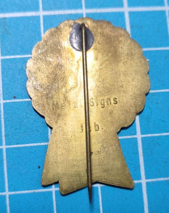 Vintage Springbok Rugby Pin Badge