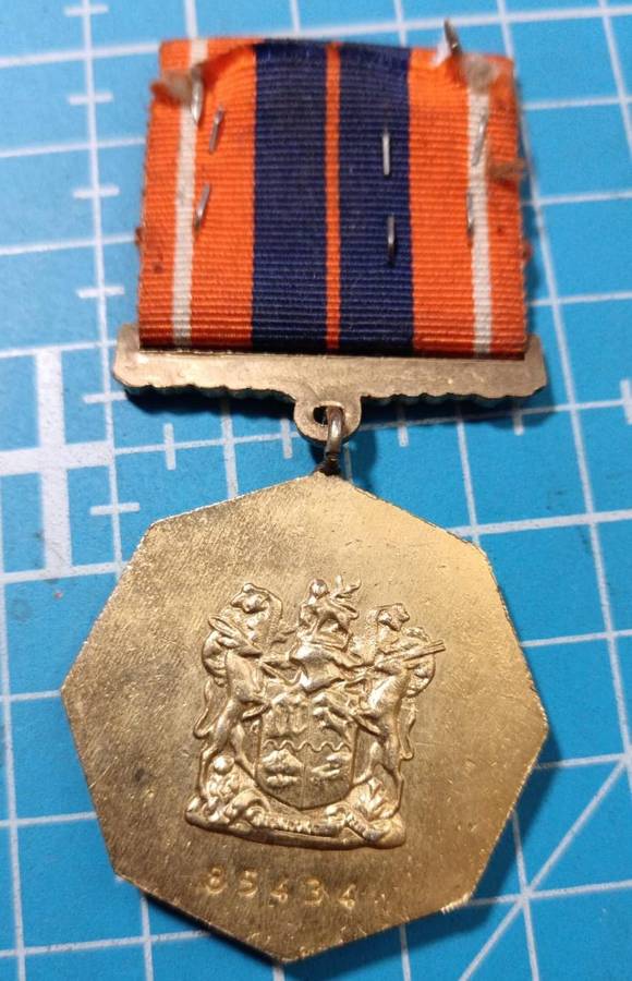 SADF - Full Size Pro Patria Medal ( Swivel - Number 85434 )