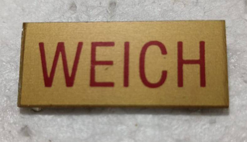 SADF - Weich Name Tag