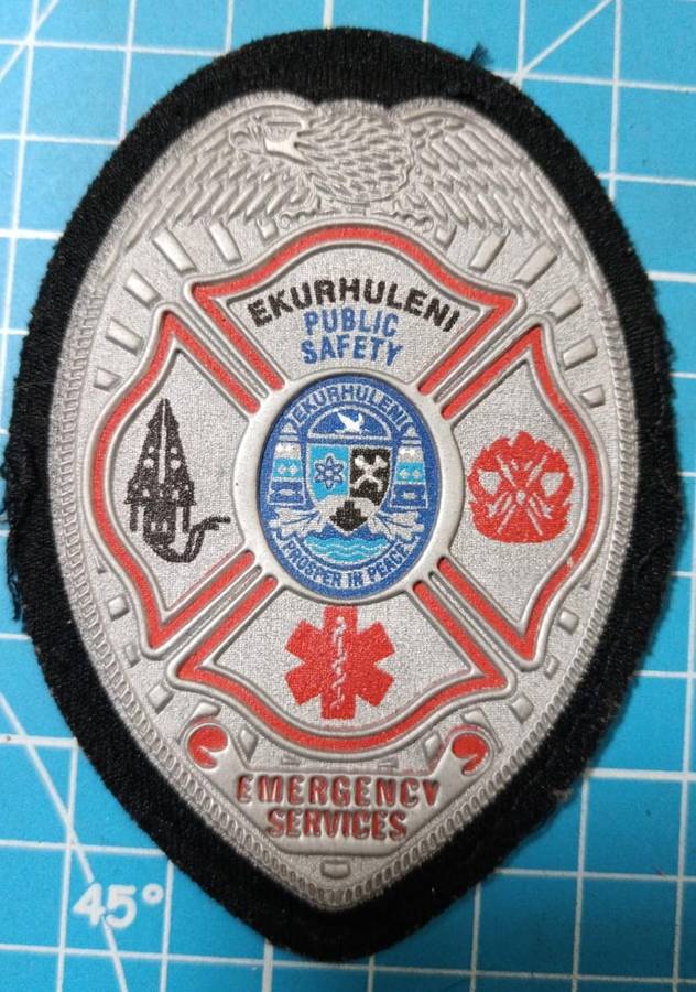 Ekurhuleni ( South Africa ) Public Safety Emergency Services Badge