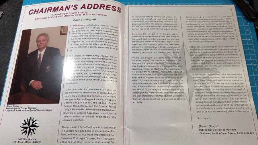 SADF - Special Forces ( Recce ) Compass Rose Magazine Booklet