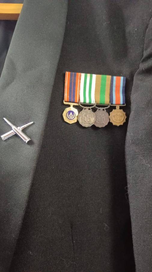 SADF - Ammo Depot Mess Dress with Medals and Insignia