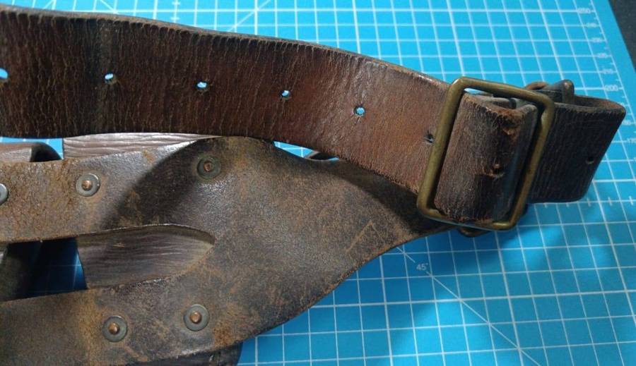 WW1 UDF: Pattern 1903 - 5 Pocket .303 Leather Bandolier