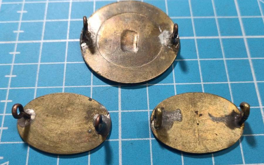 South African UDF Essential Services Protection Corps Cap Badge and Collars