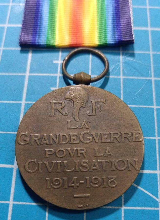 WW1 French 1914-1918 Inter Allied Victory Medal