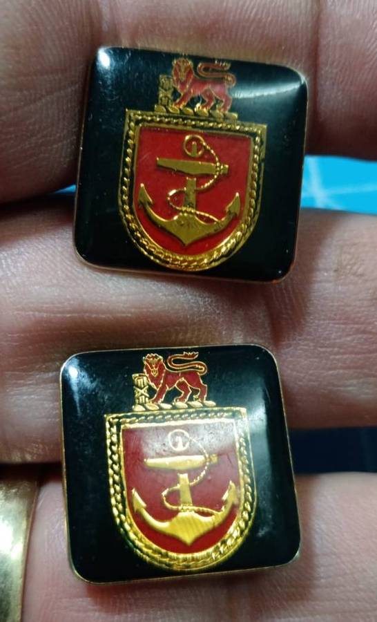 SADF - Navy Cufflinks