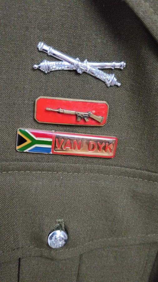 SADF - Van Dyk Step out Tunic with Insignia