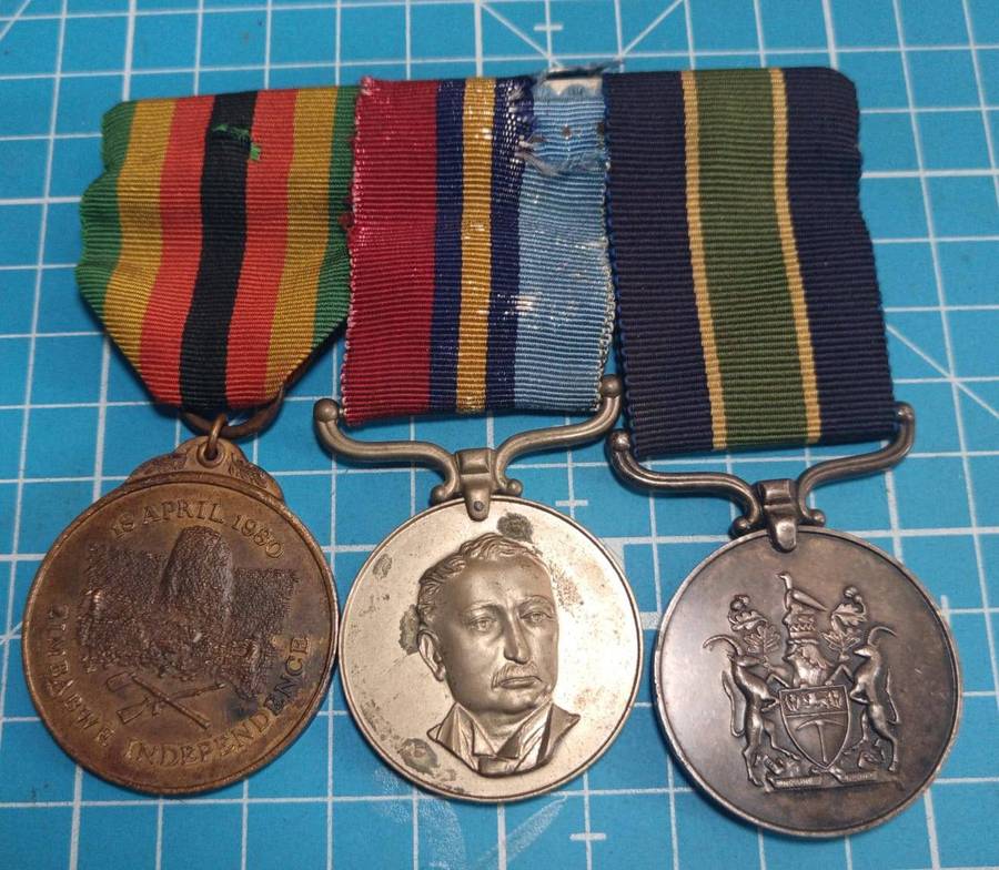 Rhodesia - Full Size B.S.A.P Long Service and Good Conduct Group:6175 S/O W.L Van Staden