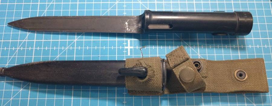 SADF - Complete R1 Bayonet with Scabbard
