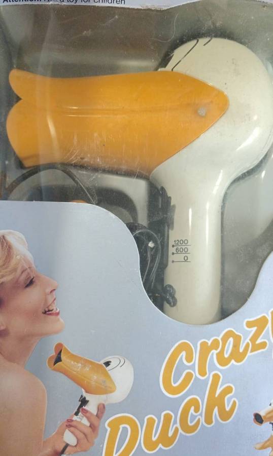 Vintage Duck And Dry Retro Daffy Hairdryer 90's in Original Box