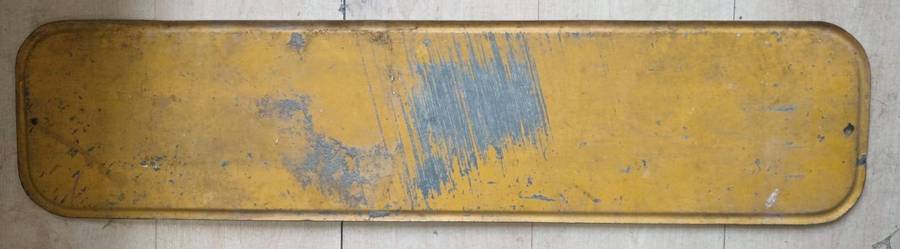 Vintage Large Metal "No Entry" Sign