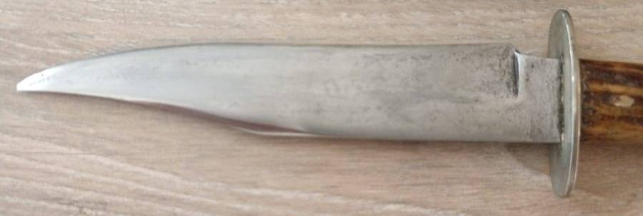 Antique Joseph Allen & Sons Sheffield England Non-XLL Hunting Fighting Knife with Sheath