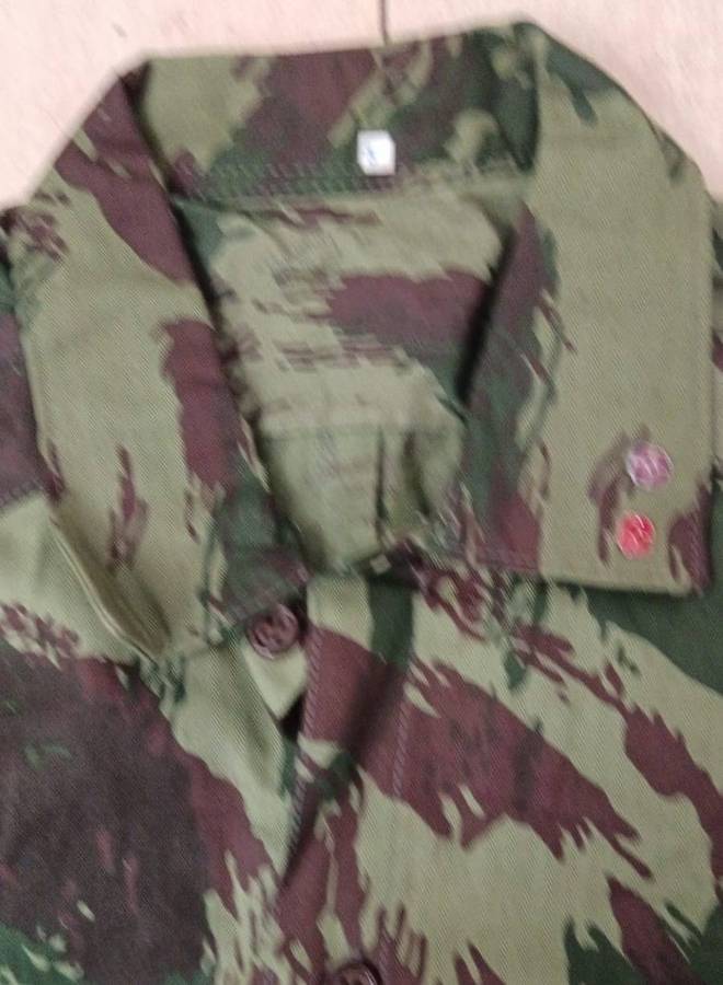 Border War Period - Portuguese Lizzard Shirt ( Top Condition )