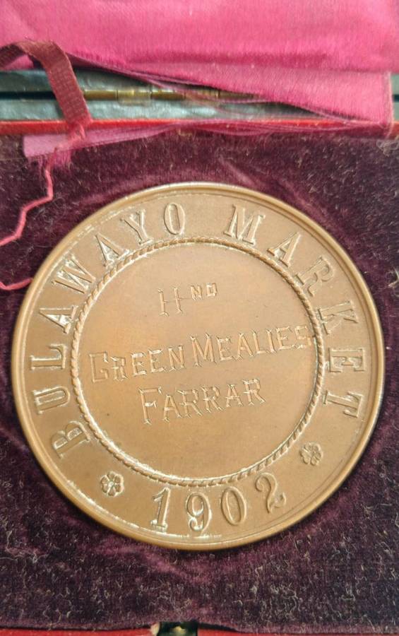 Rhodesia - Bulawayo  Market Medal Dated 1902 - Second Place