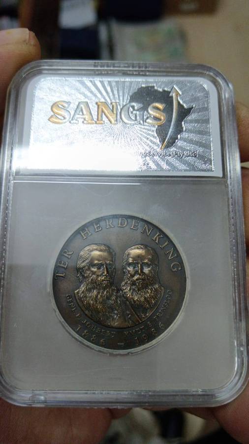 Nederduitse Hervormde Kerk Witfontein Medallion graded MS64