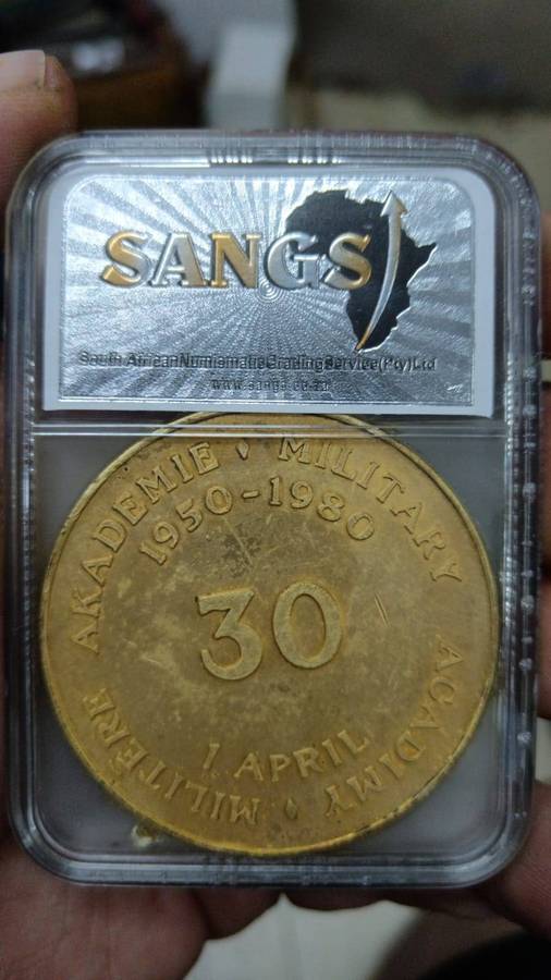 WOW!!! 30 Year Military academy.  Graded MS64