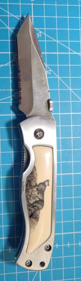 Big 5 pocket knife - Leopard