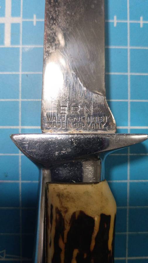 German Vintage Ern Solingen Wald Hunting Knife