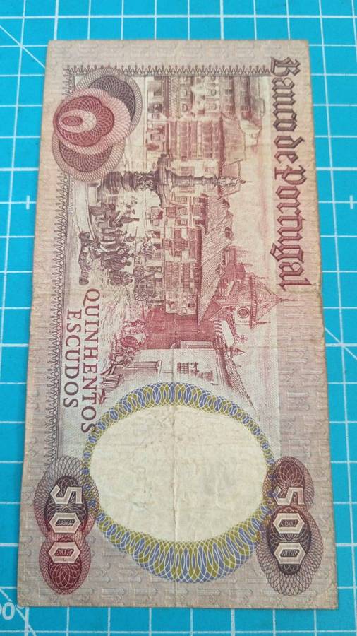 Portuguese 500 escudos note - R1 start!!!!!!!