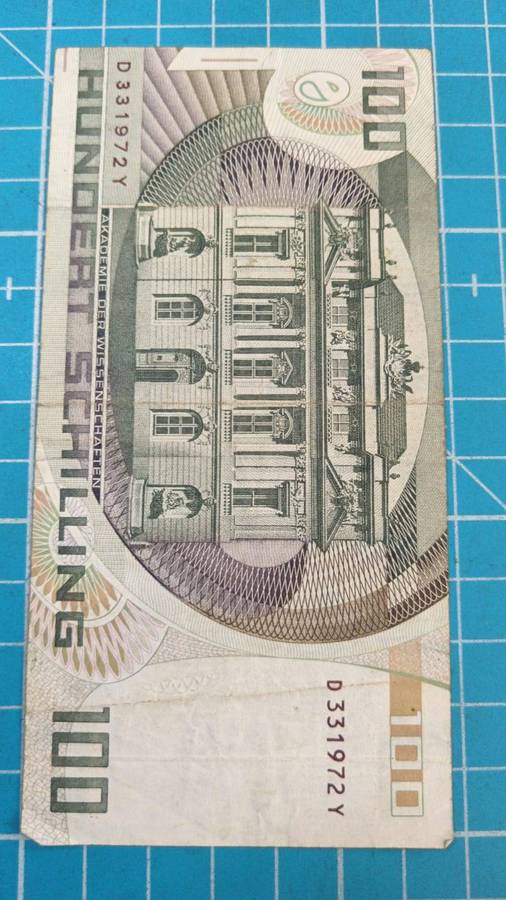 Austria 100 schilling note - R1 start!!!!!!!