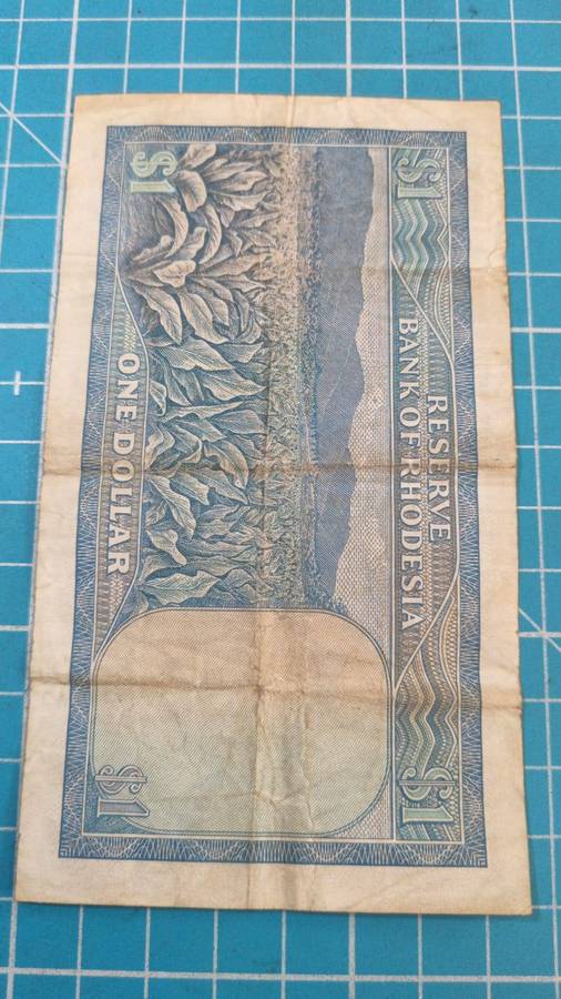 Rhodesia $1 note - R1 start!!!!!!!