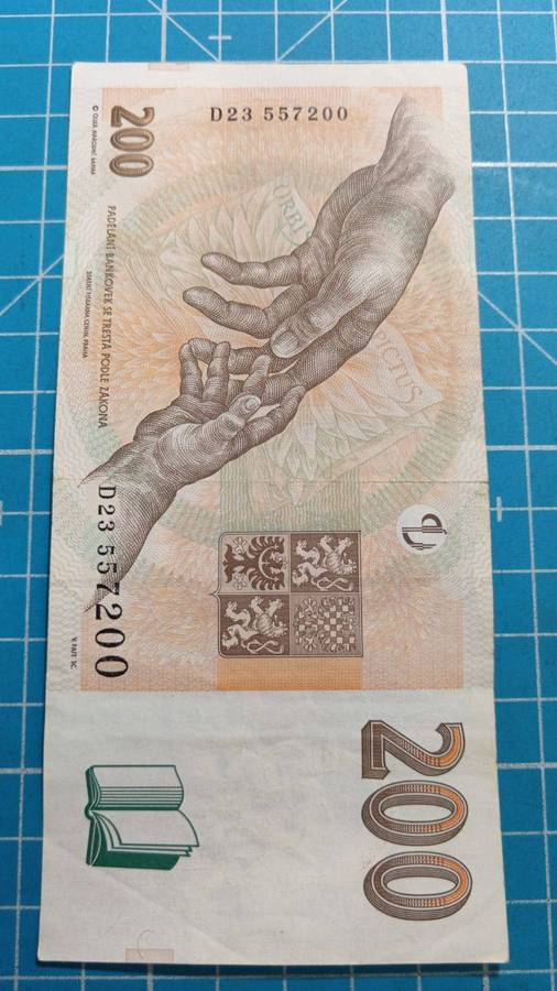 Czech 200 Korun note