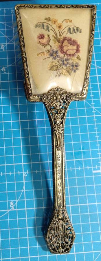 Antique vanity table brush