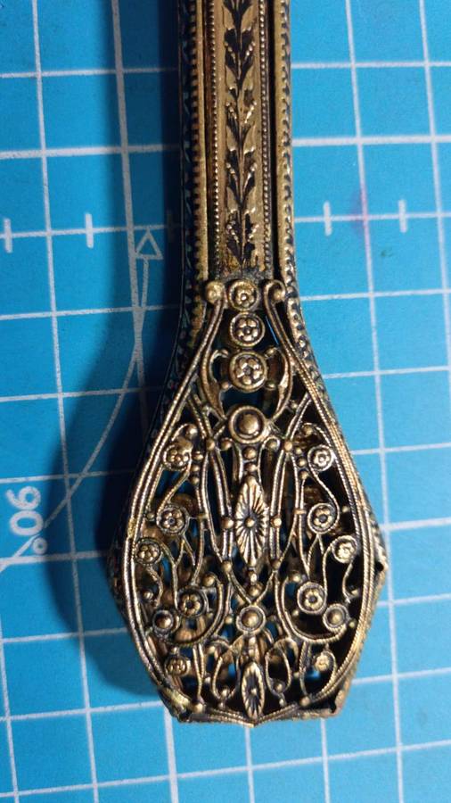 Antique vanity table brush