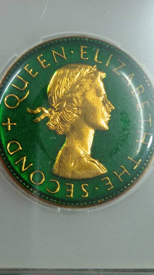Enamelled rhodesia and nyasaland 2 shilling from 1957