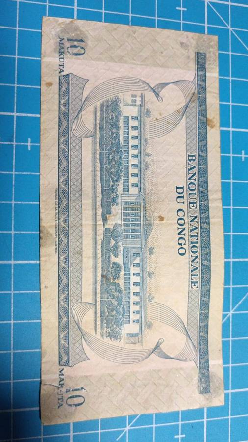 Congo dix makuta - 1970