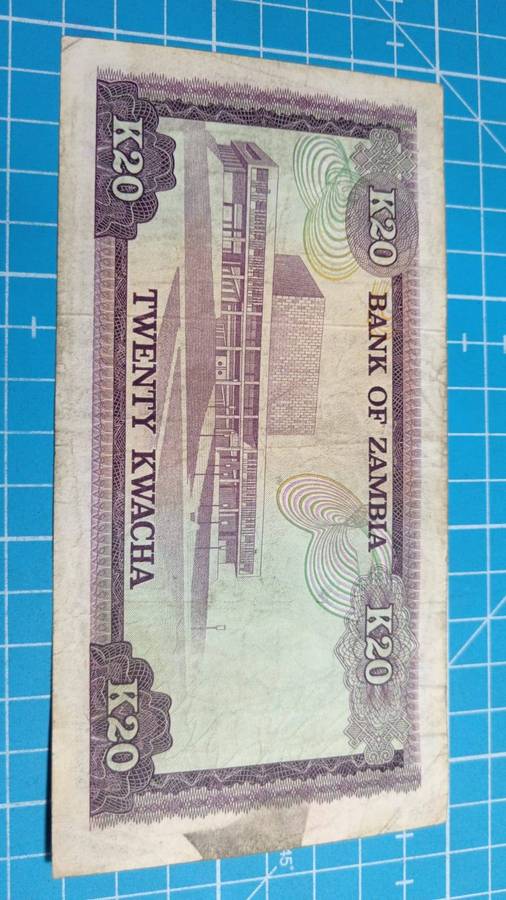 Zambia 20 Kwacha - 1970s