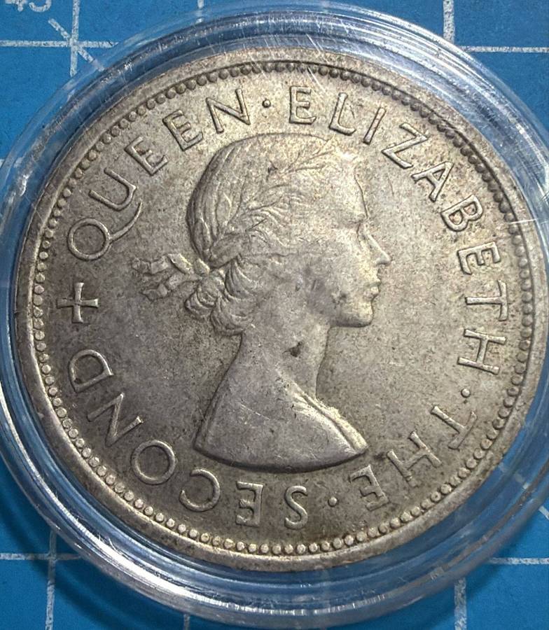 Southern Rhodesia 1953 silver crown