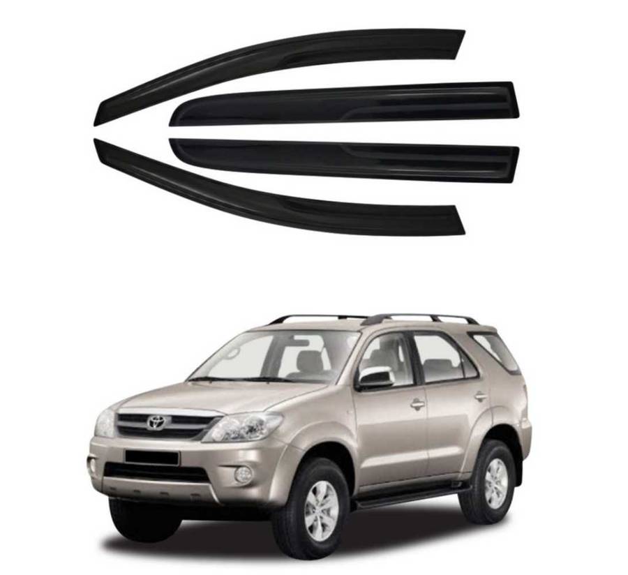 Toyota Fortuner 2005  2015 Windshields 4pcs (Gloss Black)