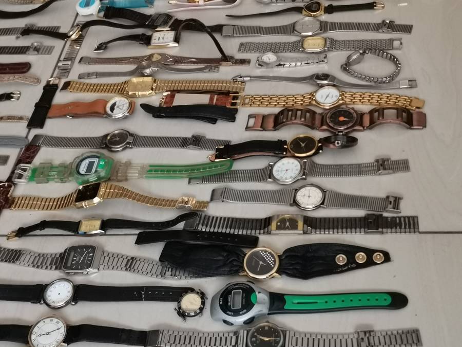 Ex watchmakers uncollected stock 130 watches