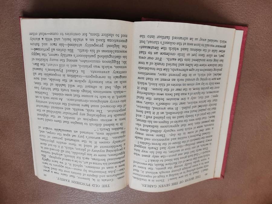 1900s the house of the seven Gables by N. Hawthorne