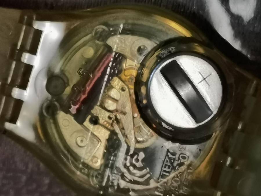 Vintage 1992 swatch baby face watch