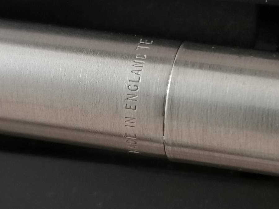 1990s parker stainless steel fountain pen boxed