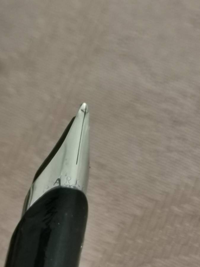 1990s parker stainless steel fountain pen boxed