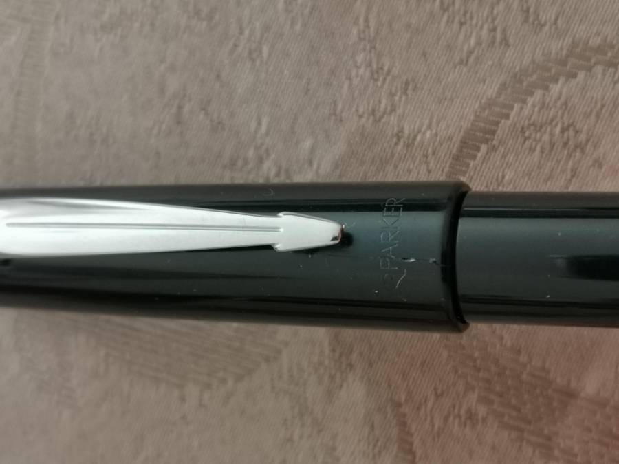 2 parker fountain pens with small defects