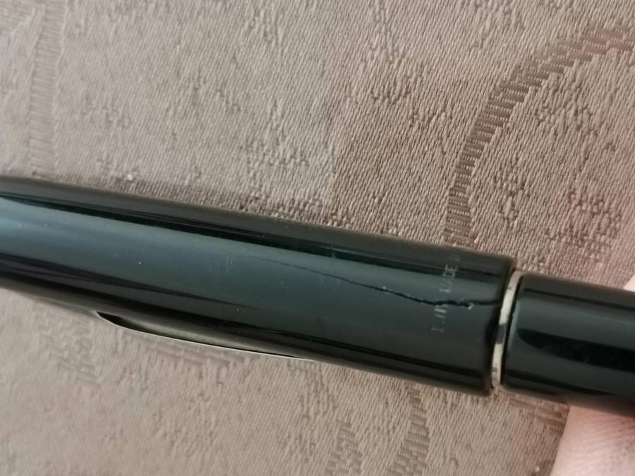 2 parker fountain pens with small defects