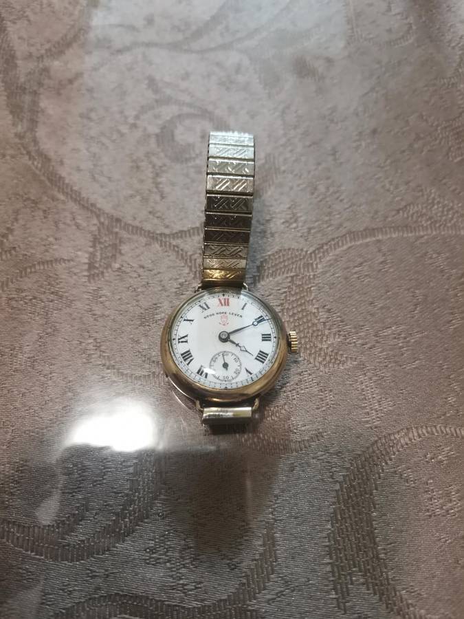 Vintage 1920s good hope lever trench watch